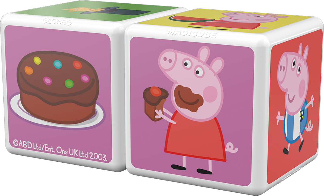 Cubos Magnéticos Peppa Pig-Descubre y Combina 2 U-1