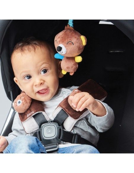 Almohadilla y Juguete sensorial Diono Baby - Oso-1