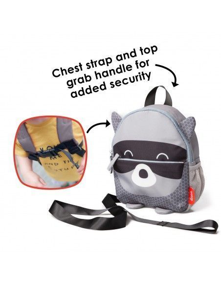 Mochila con Arnés Seguridad Diono Baby - Mapache-2