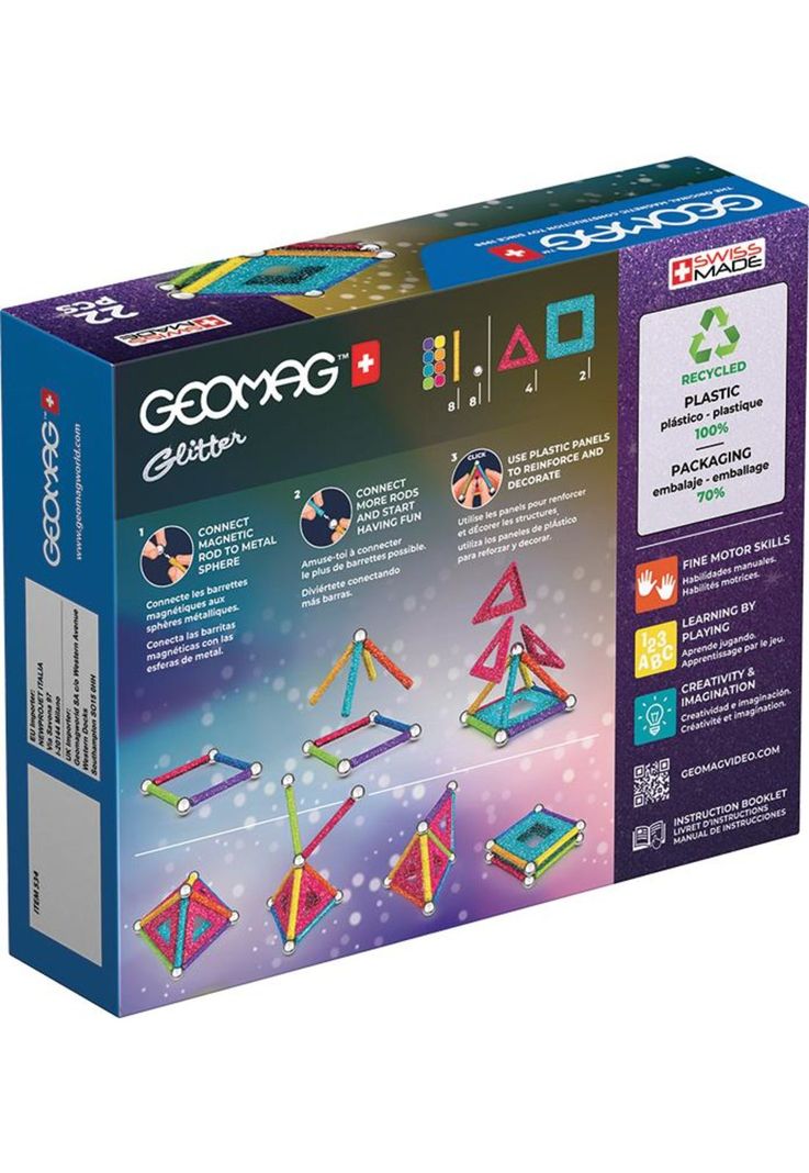 Juego de Creacion Magnético Glitter (22 piezas)-8