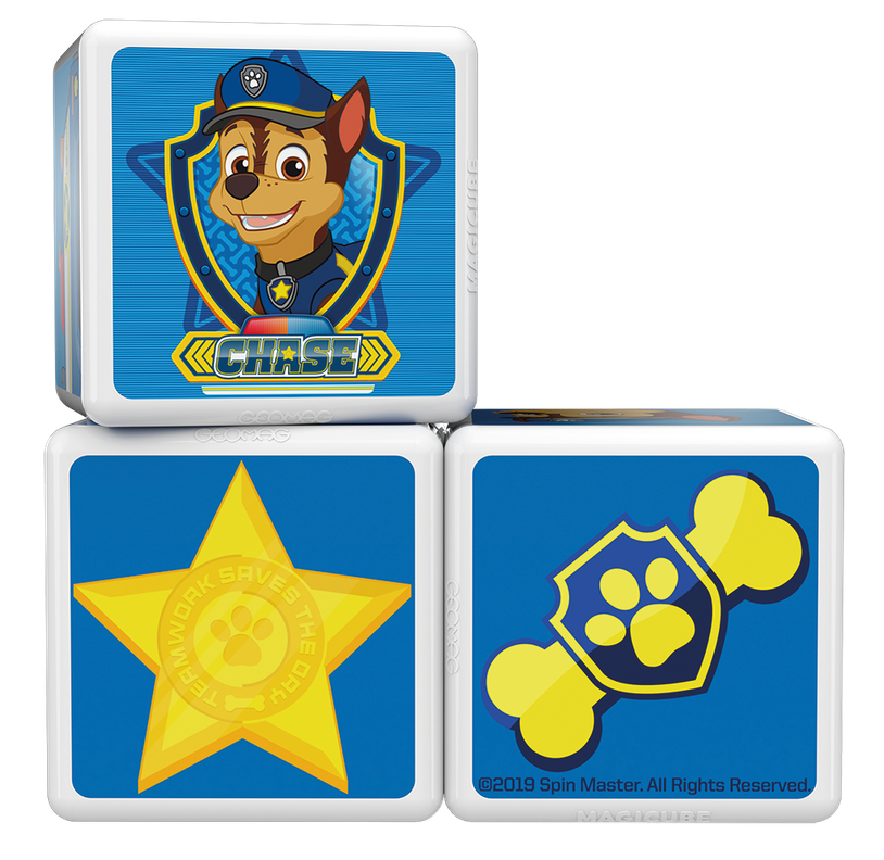 Cubos Magnéticos Paw Patrol-Auto de Policía Chase-4