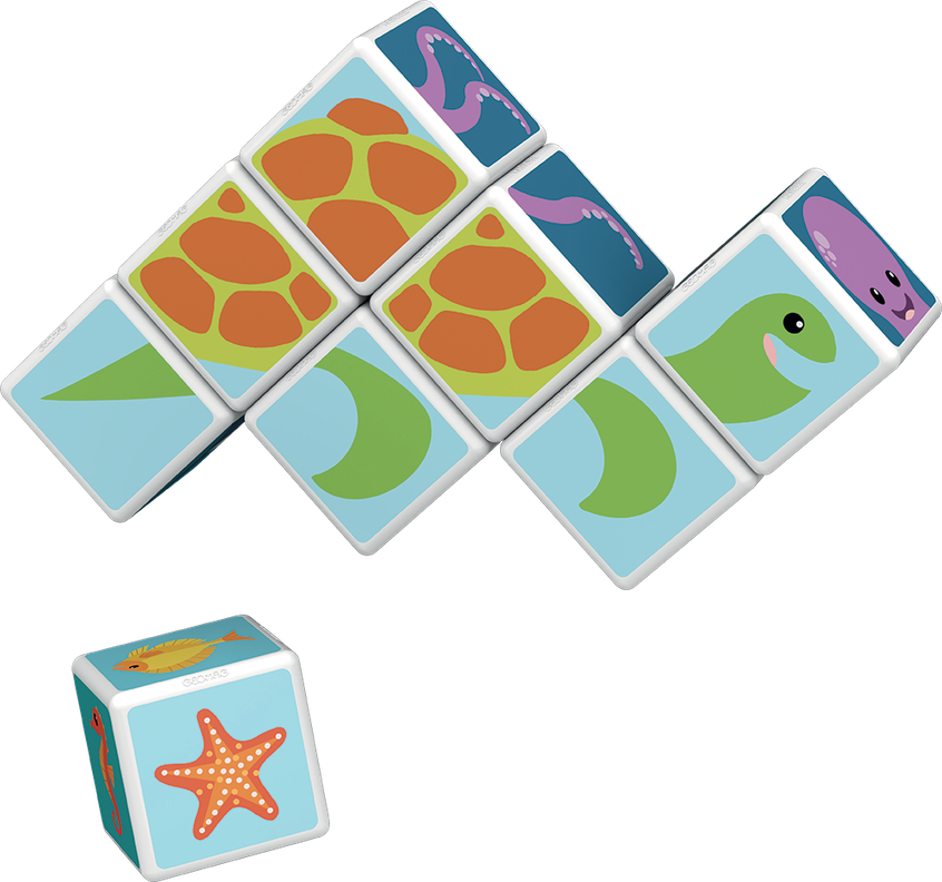 Cubos Magneticos Animales del Mar 8 U-2