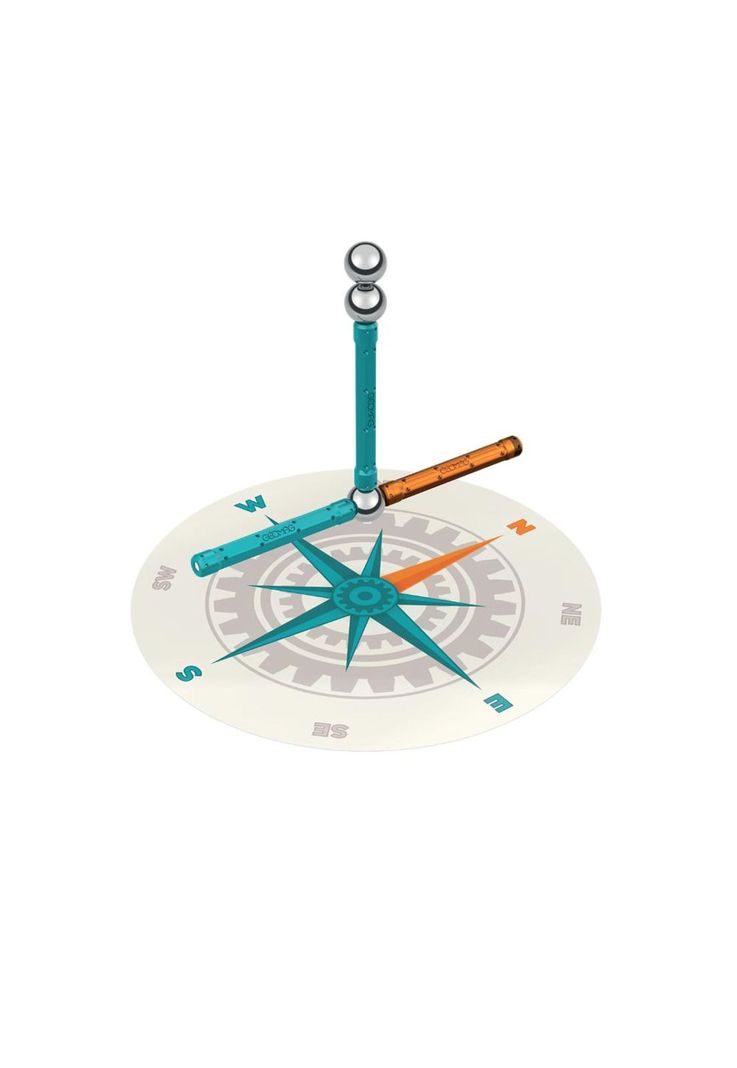 Juego de Creacion Magnético Mechanics Motion Compas (35 piezas)-1