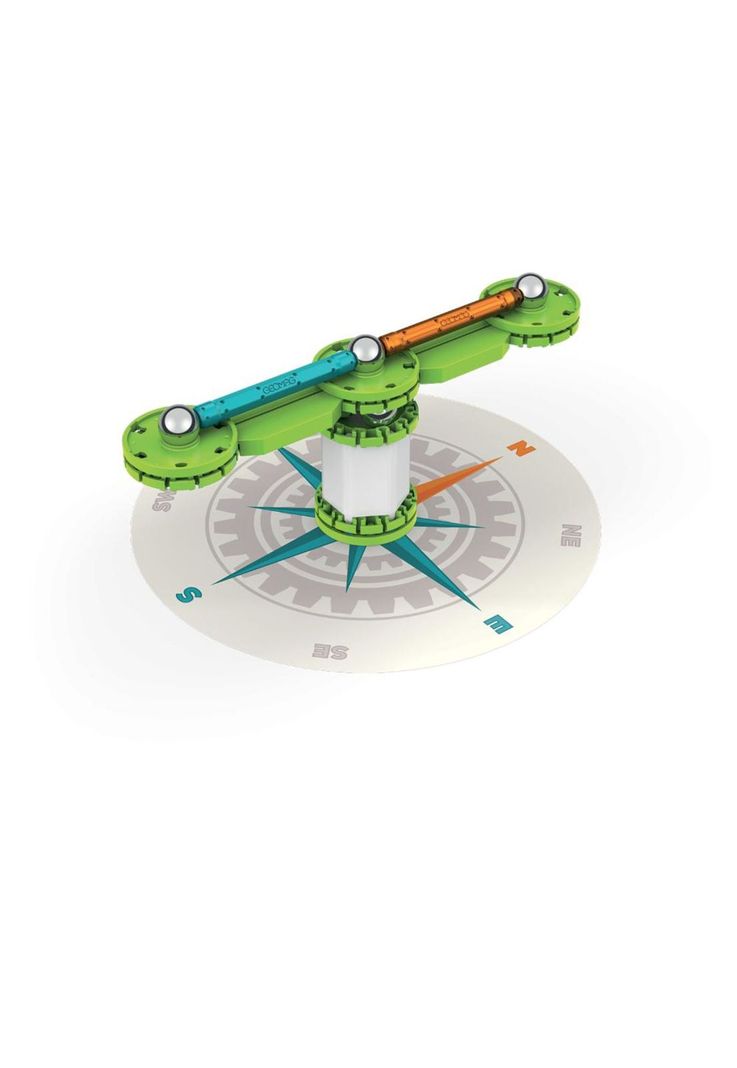 Juego de Creacion Magnético Mechanics Motion Compas (35 piezas)-2