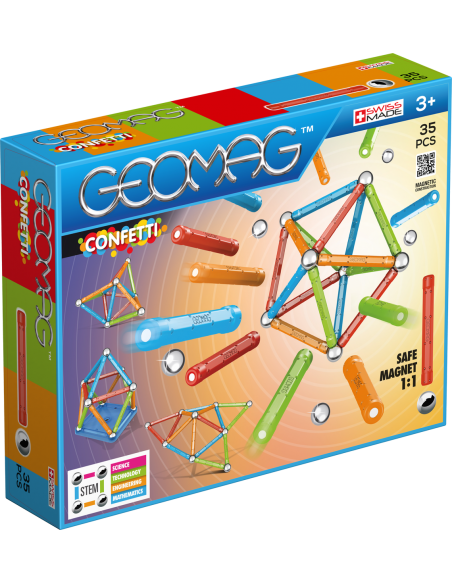 Juego de Creacion Magnetico Confetti (35 piezas)-0