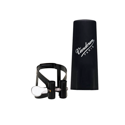 Abrazadera clarinete Sib NEGRA -M/O- tapa plastic Vandoren-0