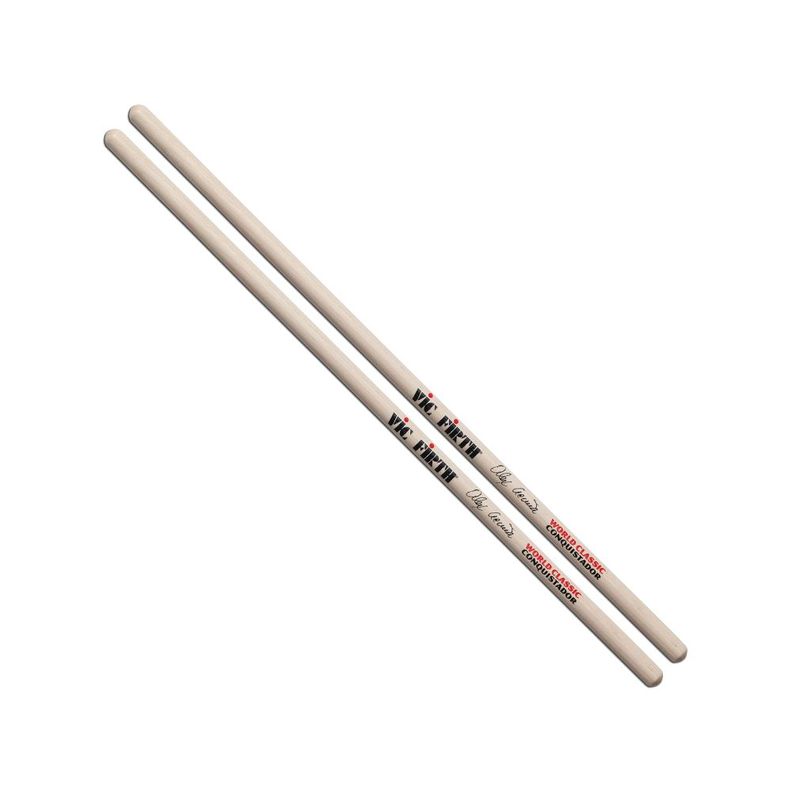 Baquetas Para Timbales Alex Acuña Clear Conquistador SAAC Vic Firth -0