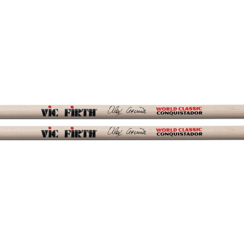 Baquetas Para Timbales Alex Acuña Clear Conquistador SAAC Vic Firth -1