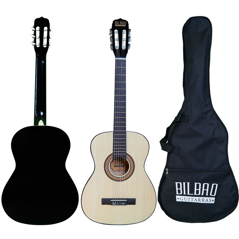 Guitarra Clásica 3/4 Bilbao BIL-34-NT + Funda-0