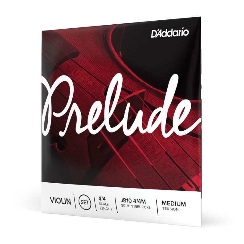 Set de cuerdas Violín 4/4 Prelude J810 4/4M Daddario-0