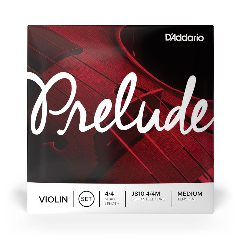 Set de cuerdas Violín 4/4 Prelude J810 4/4M Daddario-1