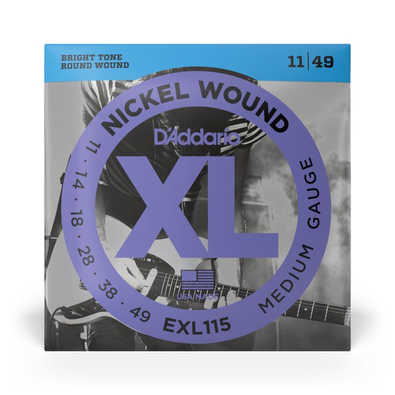 Set de cuerdas Guitarra Eléctrica XL Blues/Jazz EXL115 Daddario-1