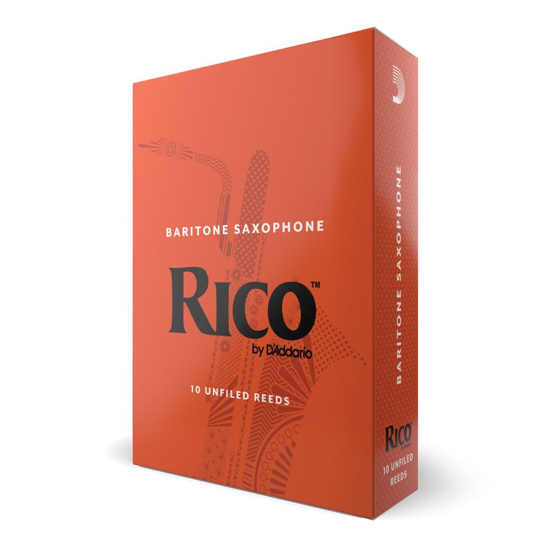 Canas Saxo Baritono 2.0 pack 10 Rico RLA1020 Daddario Beige Natural