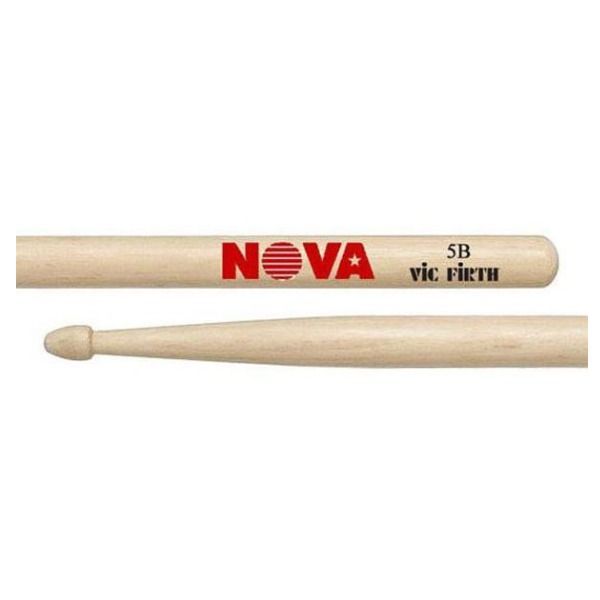 Baquetas Vic Firth 5B NOVA Punta de Madera-1
