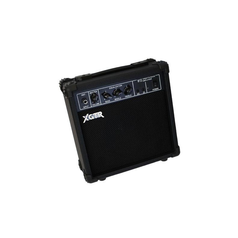 Pack Bajo Eléctrico Jazz Natural JB100 NT, Amp 15w XGTR-2