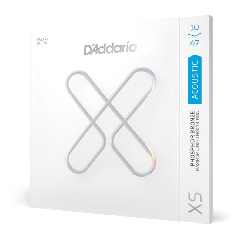 Set de cuerdas Guitarra Acústica Xs Pb X-LT 12 Str XSAPB1047-12 Daddario-0