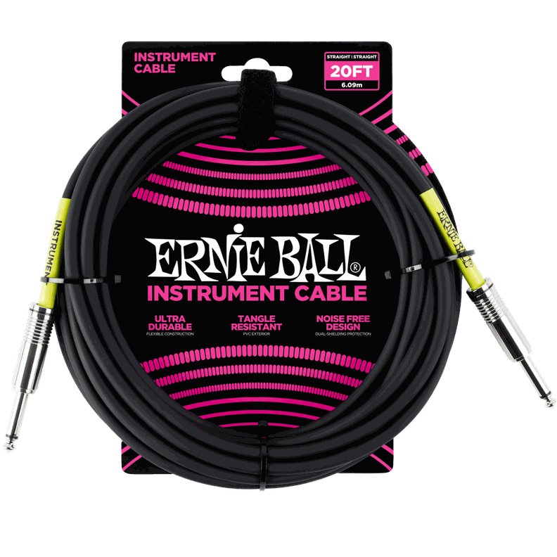 Cable de Instrumento Plug de 6 Metros Ernie Ball 6046-0