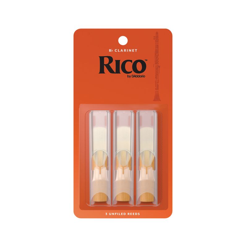 Cañas Clarinete Bb 3.0 pack 3 Rico RCA0330 Daddario-0