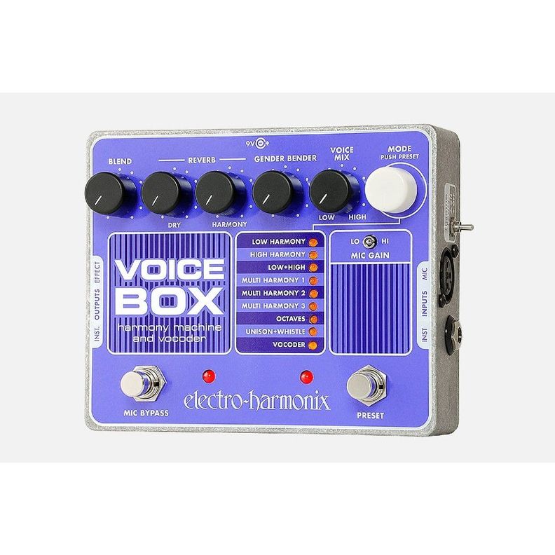Pedal Armonizador/Vocoder Voice Box Electro Harmonix Morado