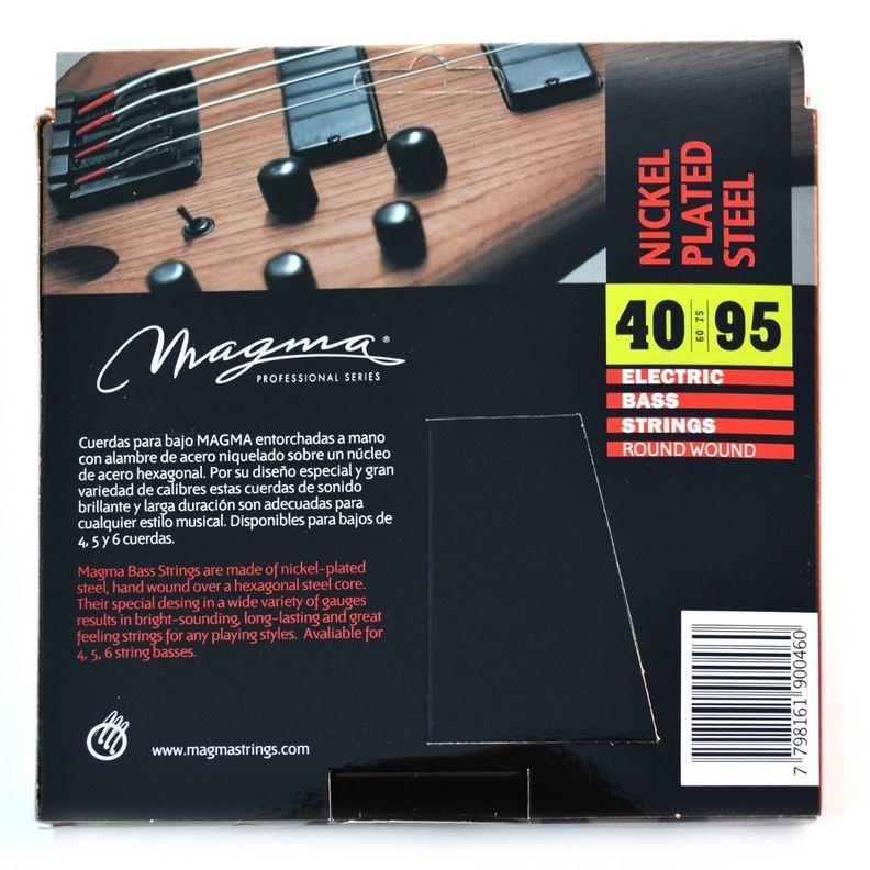 Set de Cuerdas Bajo Eléctrico BE140N Magma-1