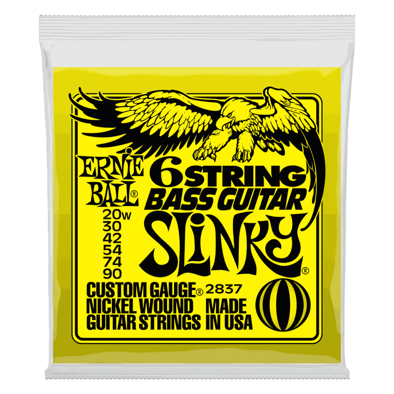 Cuerdas Bajo Eléctrico de 6 Slinky 20w-90 Ernie Ball 2837-0