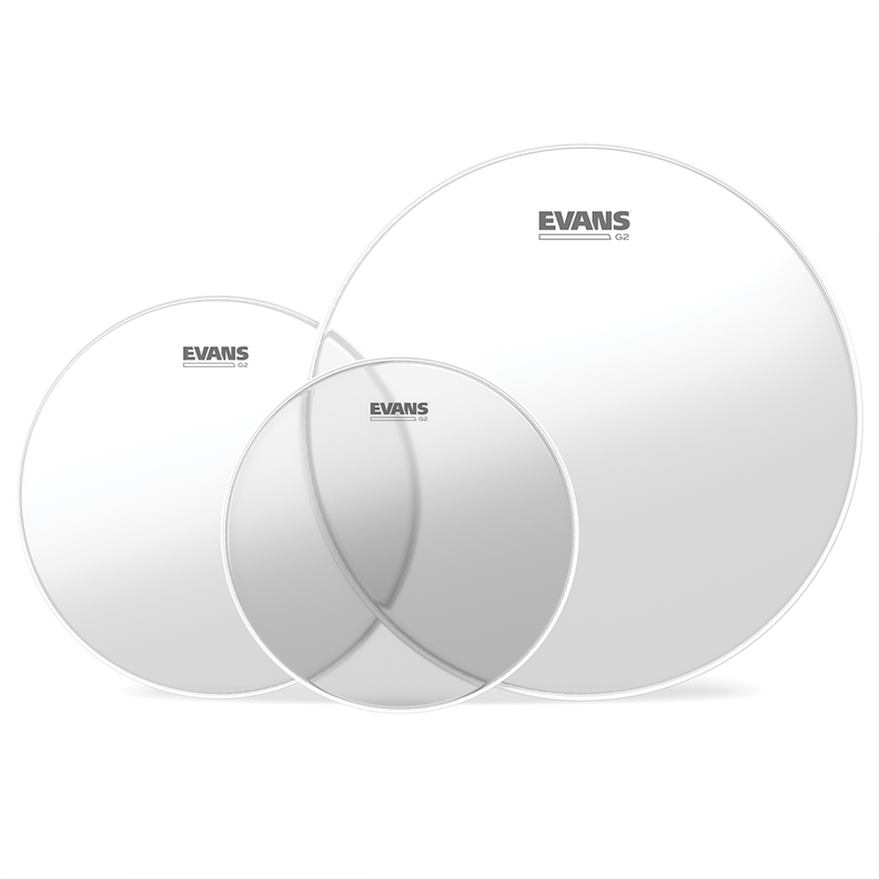 TOMPACK G2 CLR 12,13,16''-STD Evans Transparente