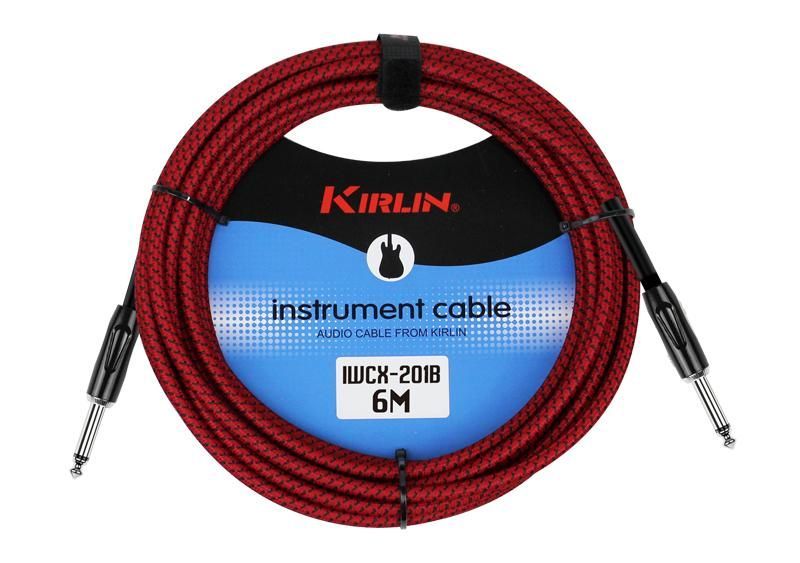 Cable Instrumento Kirlin Rojo 6mts Iwcx-201B-6R-0