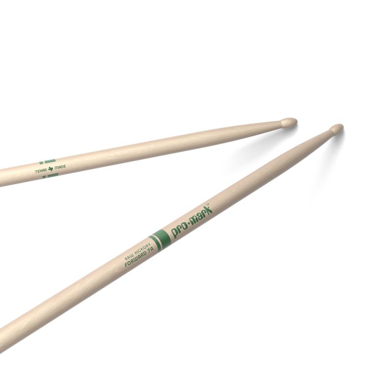 Baquetas 7A Raw Madera Hickory Forward Pro Mark-0