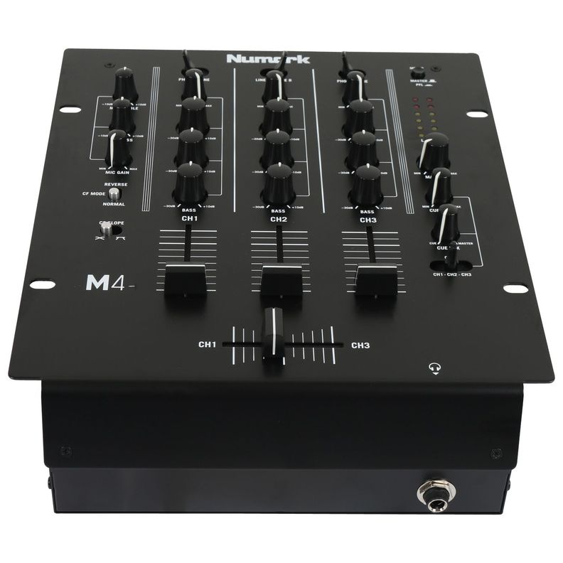 Mezclador Scratch De 3 Canales Para Djs M4 Black - Numark-0