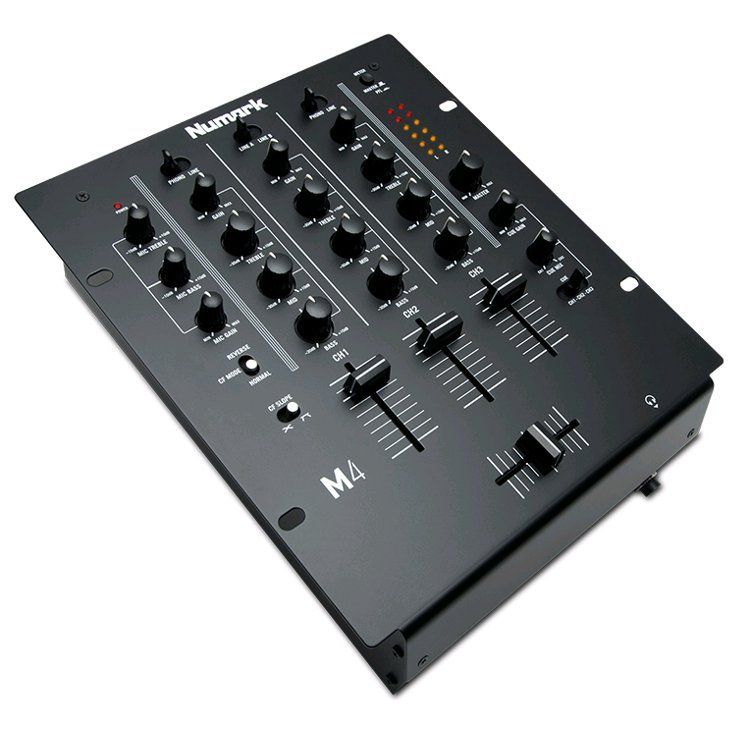 Mezclador Scratch De 3 Canales Para Djs M4 Black - Numark-1