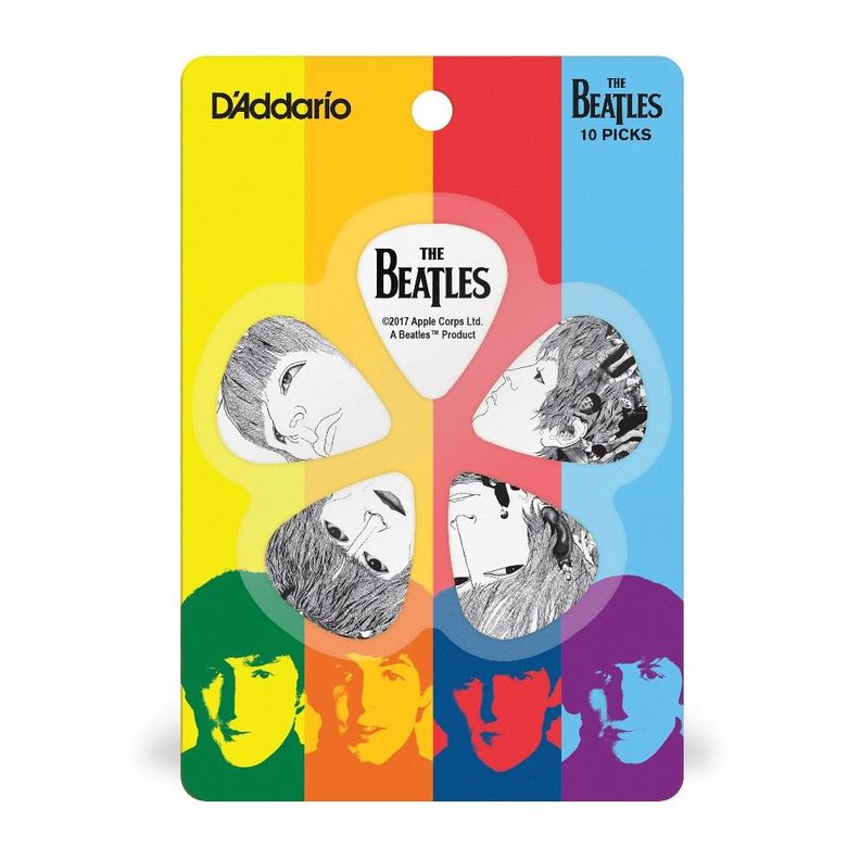 Uñetas 10 pack Beatles Revolver Med US 1CWH4-10B1 Daddario-2