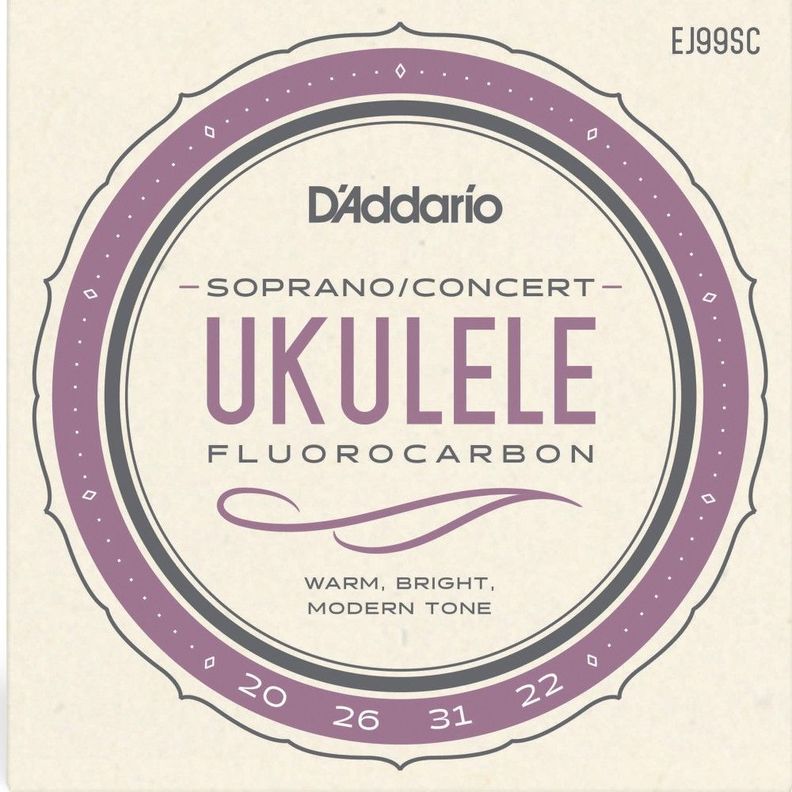 Set Cuerdas Ukelele Soprano-Concierto EJ99SC Daddario-0