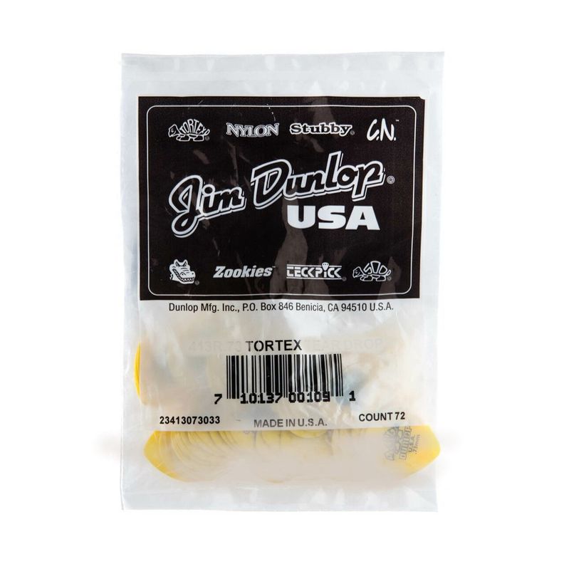 Uñetas Dunlop Tortex Estandar 418R 0.73 Bolsa 72Un-2