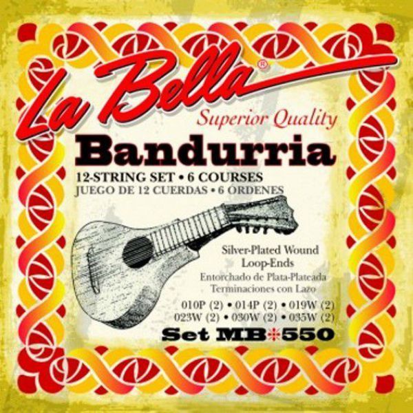 Set Bandurria Mb-550 Plateado Metalico