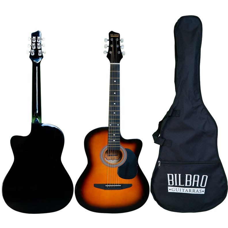 Guitarra Acústica Bilbao BIL-38C-SB  + Funda-0