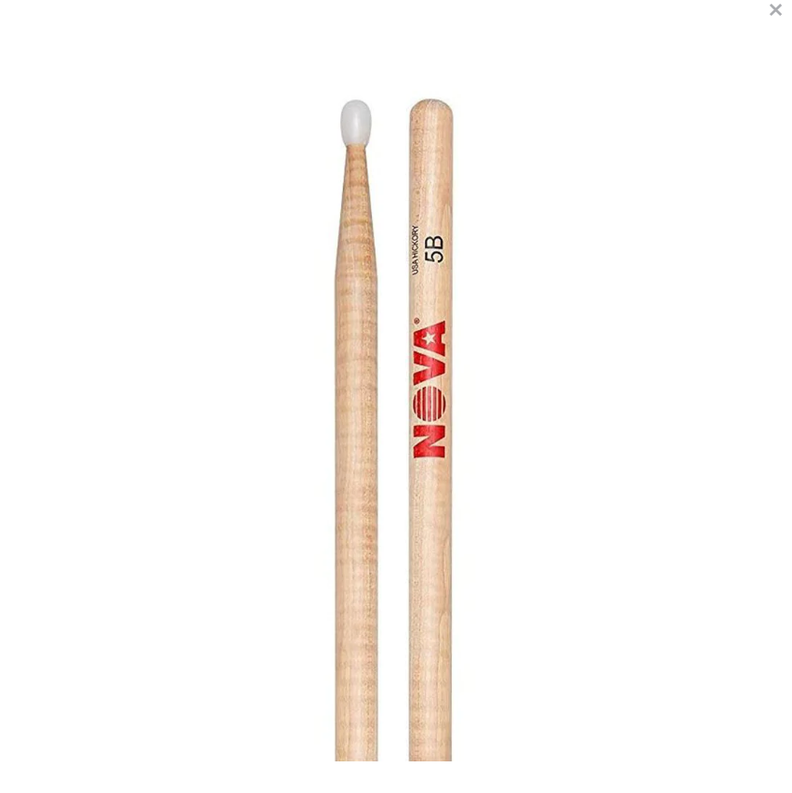 Baquetas Vic Firth 5B NOVA Punta de Nylon-0