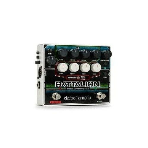 Pedal Para Bajo PreAmp + DI Battalion Electro Harmonix-0