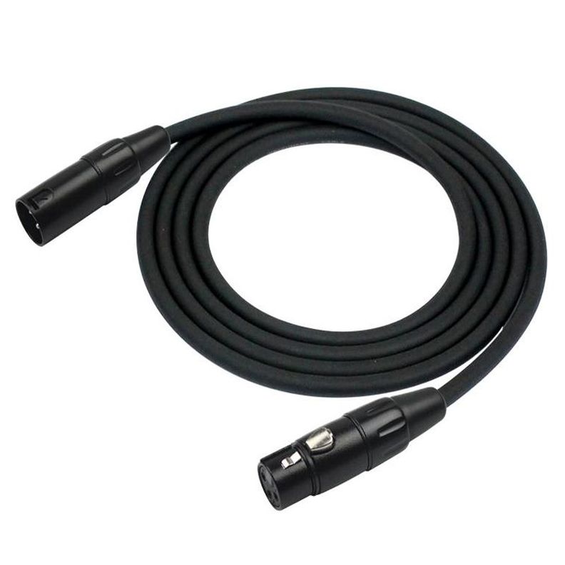 Cable Para Micrófono Kirlin Negro 10Mts Mpc-470Pb-10-2