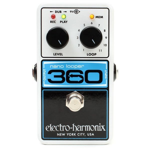 Pedal Loop Nano Looper 360 Electro Harmonix Blanco