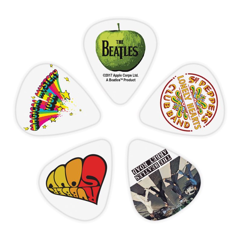 Uñetas 10 pack Beatles Album Med US 1CWH4-10B3 Daddario-1