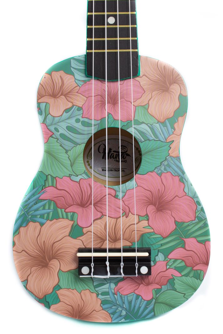 Ukelele Soprano Tropical + Funda HN-Tropical Hana-1