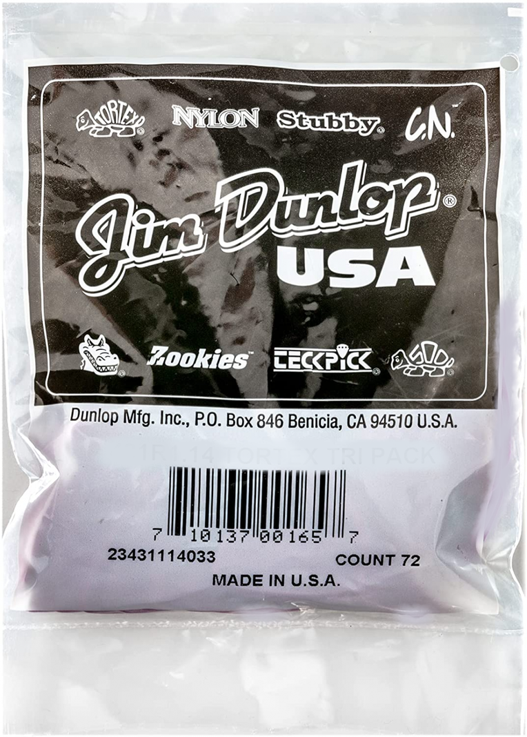 Uñetas Dunlop Tortex Triangle 431R 0.88 Bolsa 72Un-2