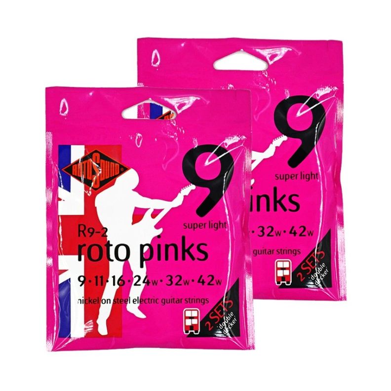 Pack Cuerda Guitarra Eléctrica Rotosound R9-2 (2 Set)-0