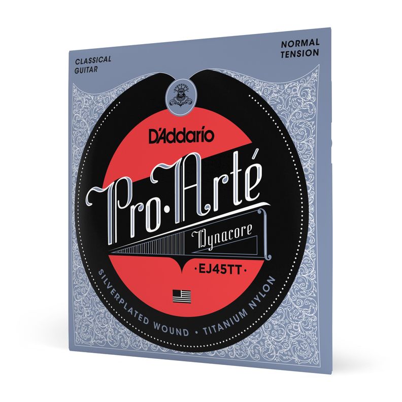 Set Cuerdas Guitarra Clásica Dynacore Pro-Arté EJ45TT  Daddario-0