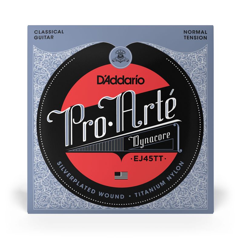 Set Cuerdas Guitarra Clásica Dynacore Pro-Arté EJ45TT  Daddario-1