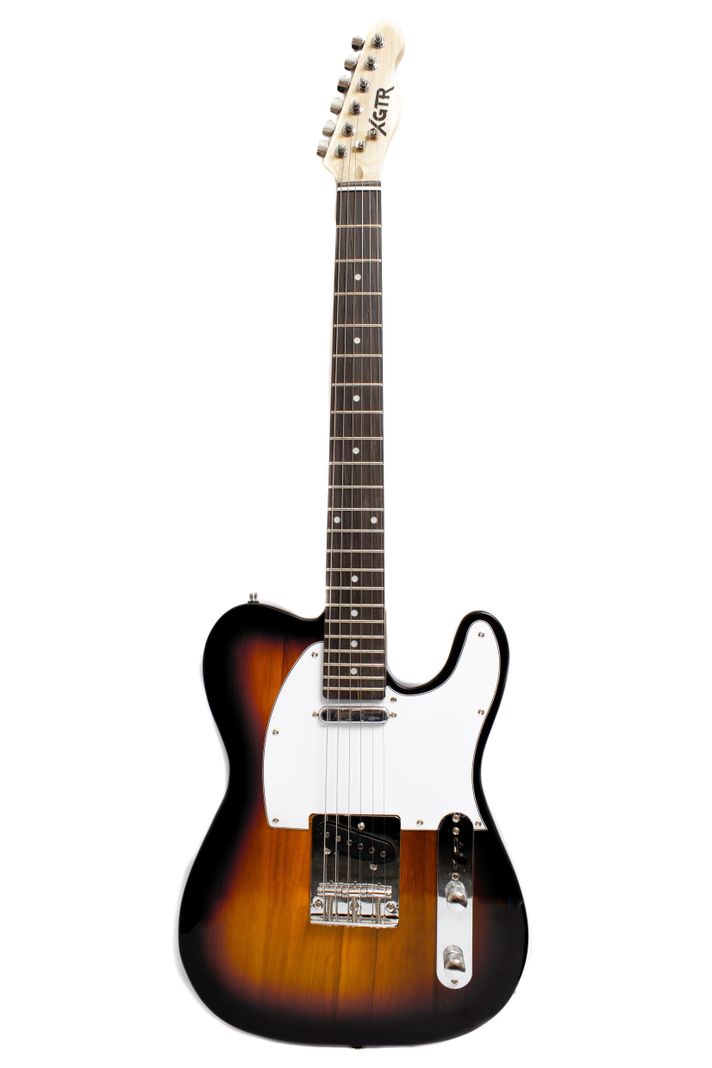 Guitarra Electrica XGTR Telecaster Sunburst TL100-SB Cafe Claro