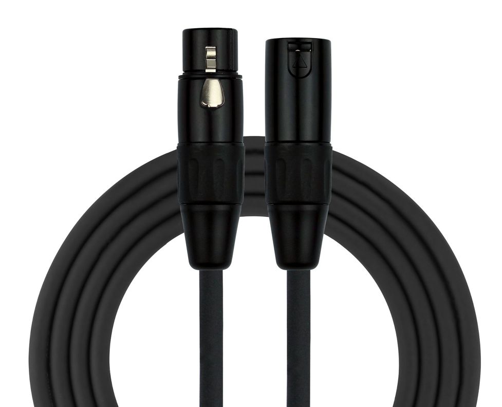 Cable Micrófono Negro Kirlin 6Mts Mpc-470Pb-6-3