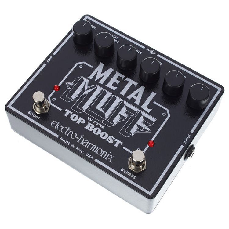 Pedal de Distorsión para Guitarra Eléctrica Electro-Harmonix Metal Muff con Booster  -1