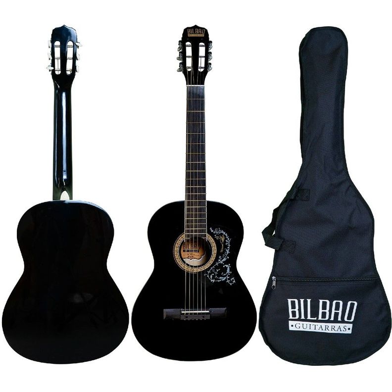 Guitarra acústica Bilbao BIL-39DS-BK + Funda-0
