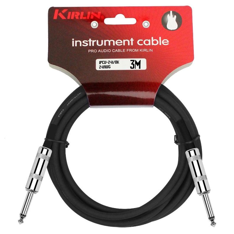 Cable De Instrumento Plug Kirlin 3 Metros Ipcv-241-3-1